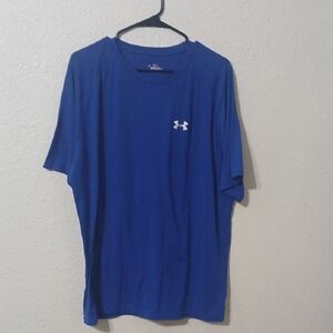 Make Offer Under Armour Blue Short Sleeve Performance Tee Shirt